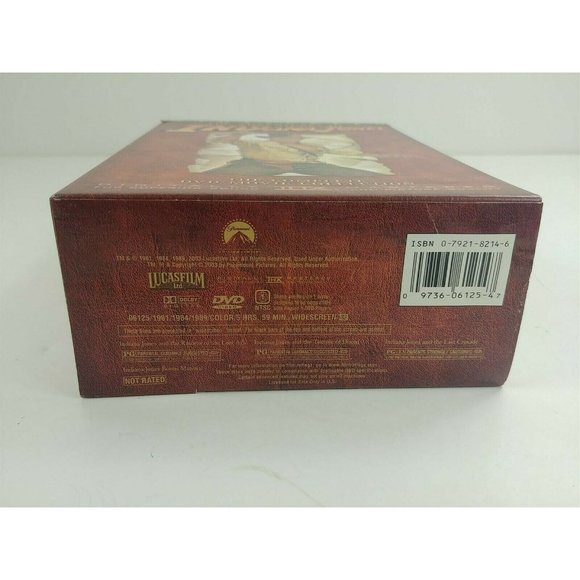 Indiana Jones Complete Collection 4 DVD Box Set Widescreen - Picture 6 of 10